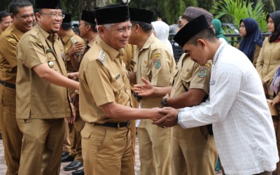 Dihadiri Bupati, Masyarakat Tinggi Raja Gelar Pengajian Akbar