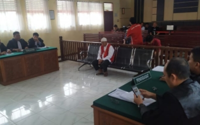 PN Rengat Gelar Sidang Karhutla dengan Terdakwa PT TI