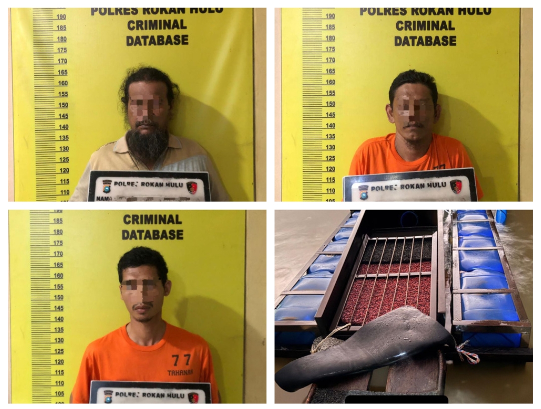 Polres Rohul Berhasil Bongkar Praktik Tambang Emas Ilegal di Rokan IV Koto