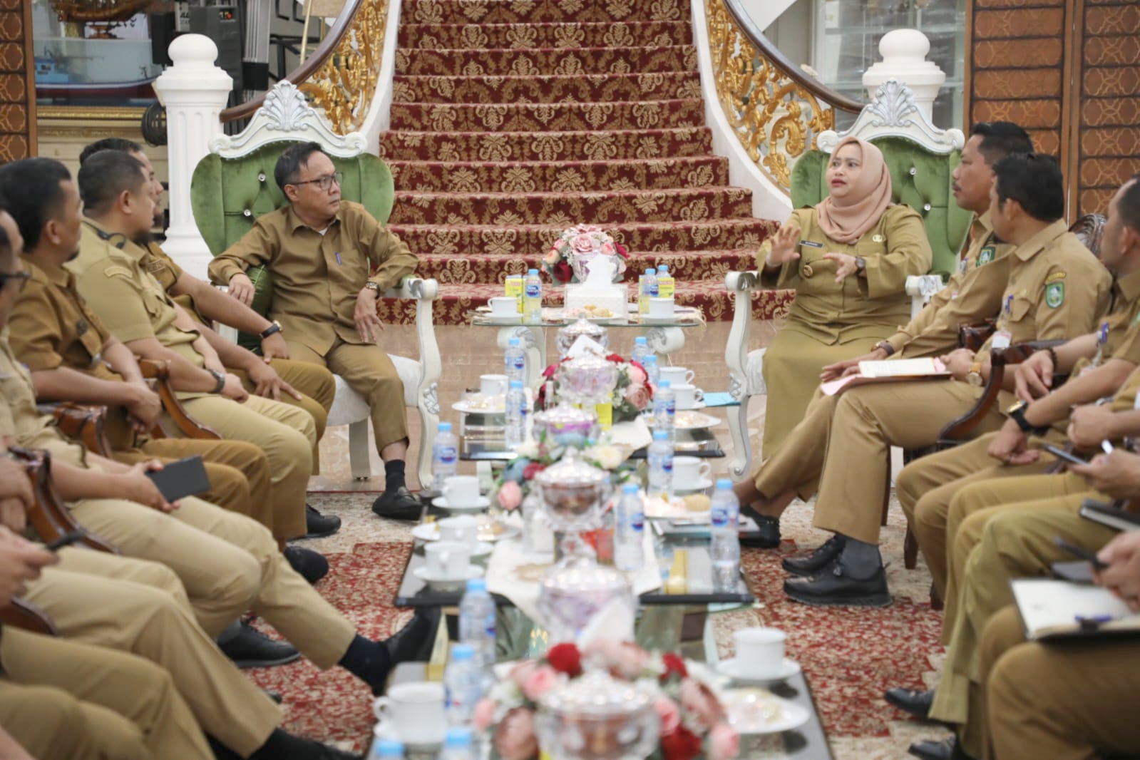 Satgas PKH Patok Sejumlah Tanah di Bengkalis, Bupati Kasmarni Cari Solusi