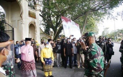 Bupati dan Ketua DPRD Sambut Danrem 031/WB ke Siak