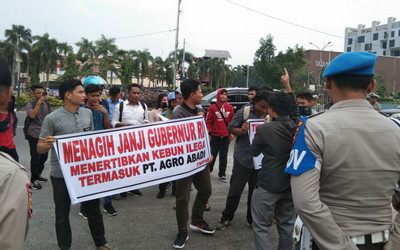 Gubri Didesak Tertertibkan Lahan Ilegal di Riau