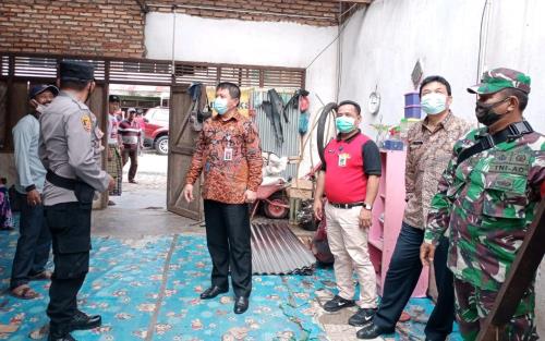 Sekda Rohul Tinjau Korban Bencana Angin Puting Beliung