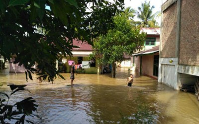 Banjir Kembali Rendam Sejumlah Daerah di Rohul