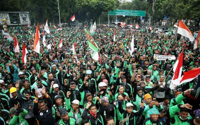 Rencana Demo Ojek Online Saat Asian Games Gagal