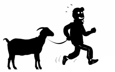 Oknum Polisi Curi Kambing Ditangkap Warga