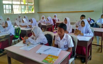 Puluhan Siswa SD Meranti Ikuti Seleksi OSN