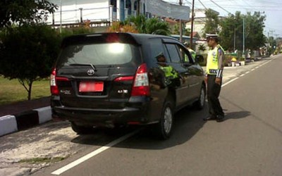 Pakai Plat Bodong Mobdin Pemda Bengkalis Terjaring Razia