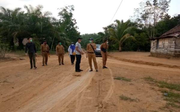 Jalan Desa Lubuk Tua Ditingkatkan Menjadi Jalan Riqid