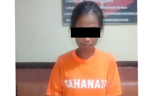 Wanita Paruh Baya di Minas Sedang Nyabu Ditangkap Polisi