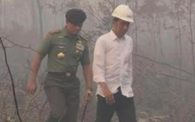 Warga Heran Asap Hilang Jelang Kedatangan Jokowi