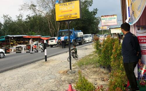 Pekanbaru Zona Merah, Empat Pintu Masuk Disekat