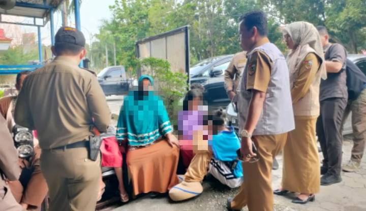 Satpol PP Pekanbaru Razia Puluhan Gepeng, Banyak dari Luar Kota