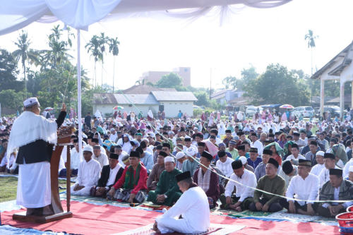 106 Personil Polres Siak Amankan Pelaksanaan Sholat Idul Fitri Tahun 2023