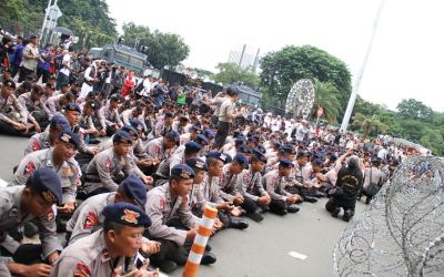 Polri Kembali Terjunkan Pasukan Asmaul Husna di Aksi 212