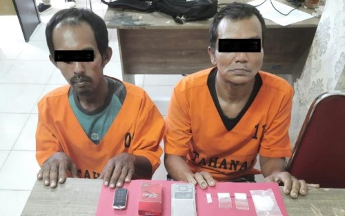 2 Orang Bandar Sabu di Sungai Apit di Tangkap Polisi