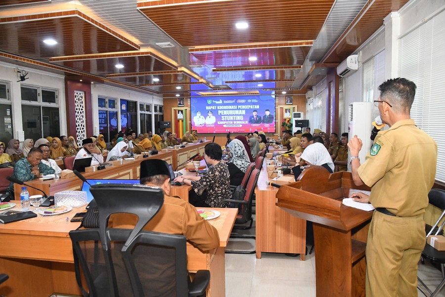 Bupati Kasmarni Tegaskan Tak Boleh Ada Lagi Anak Stunting di Kabupaten Bengkalis