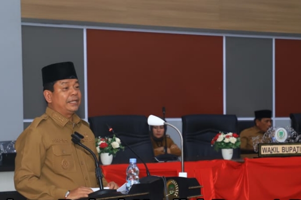 Wabup Syafaruddin Poti Hadiri Rapat Paripurna Penyampaian KUA-PPAS Perubahan Tahun 2025
