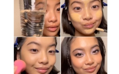 Tren TikTok Mencampur Foundation dengan Air, Ini Hasilnya? 
