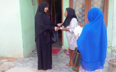 Ibu Wakil Walikota Langsa Santuni Janda Miskin