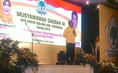 Idrus Marham : Kader Golkar Wajib Amankan Program Jokowi