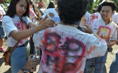 Polisi Pekanbaru Kewalahan Bubarkan Konvoi Pelajar