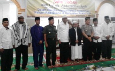 Bupati Rohil Hadiri Safari Dakwah Antisipasi Terorisme