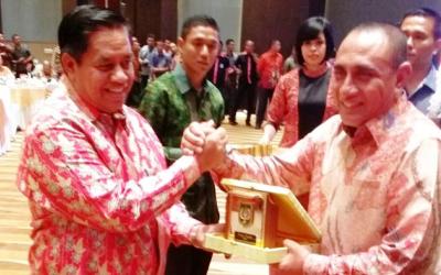 Ahmad Syah Hadiri Pisah Sambut Pangdam 1/BB di Medan