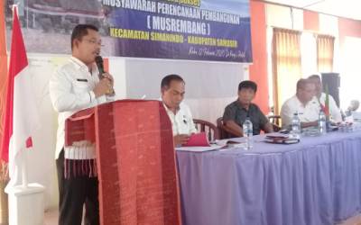 Kecamatan Simanindo Gelar Musrenbang RKPD 2021