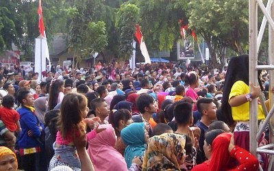 Upacara Penurunan Bendera di Bengkalis Berlangsung Khidmat dan Meriah