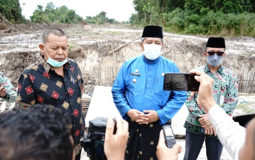 Progres Infrastruktur Kota Kembar Siak-Mempura di Mulai