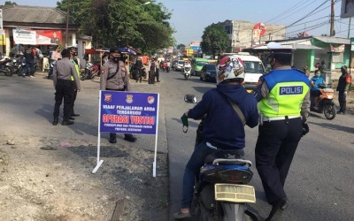 Polsek Balaraja Gelar Operasi Yustisi, 45 orang Disanksi
