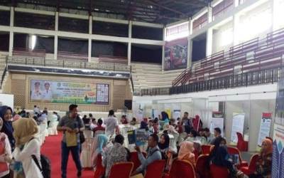 1460 Pencaker Mendatangi Asahan Job Fair 2019