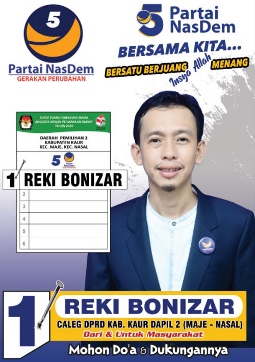 Reki Bonizar : Saya Akan  Menjawab Takdir di Pileg 2024