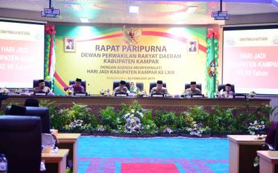 DPRD Gelar Paripurna HUT Kabupaten Kampar ke 69