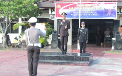 28 Personil Polres Inhu Terima Satya Lencana