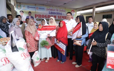 Dinsos Asahan Lounching Program Sembako 2020