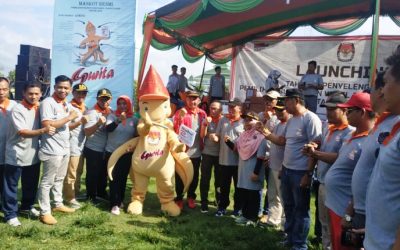 Pilkada 2020, KPU Kaur Launching Maskot Pilkada