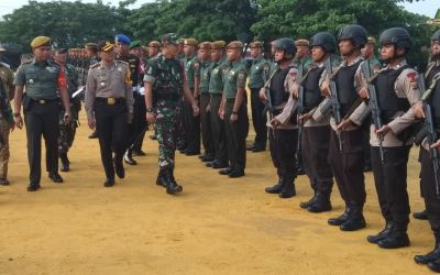 Plt Bupati Rohil Tinjau Lokasi Kunjungan Presiden