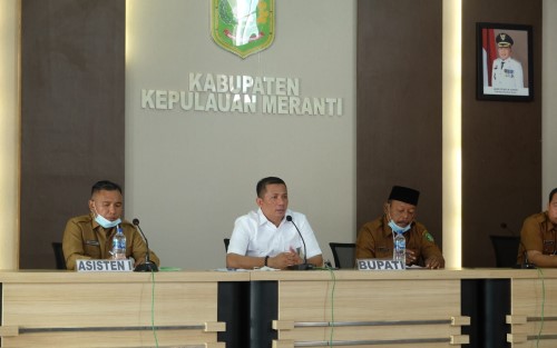 Bupati HM Adil Audiensi dengan Kepsek SLTA se Meranti