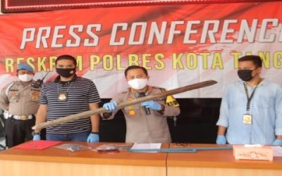 4 Maling Sembako Diantar Polresta Tangerang ke Sel