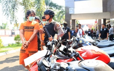 Penadah Ranmor Curian Diciduk Polres Karawang