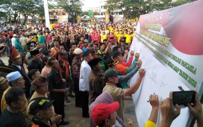 Pemkab Inhu Deklarasi Cegah Karhutla dan Radikalisme