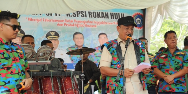 Peringati Hari Buruh 2025, Bupati Rohul Ajak Serikat Pekerja Ciptakan Iklim Kerja Yang Harmonis