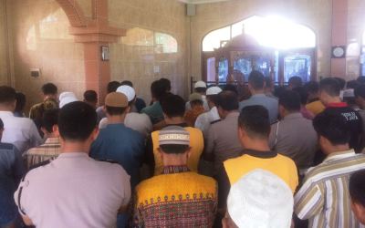 Polres Siak Sholat Ghoib Untuk Polisi Korban Mako Brimob