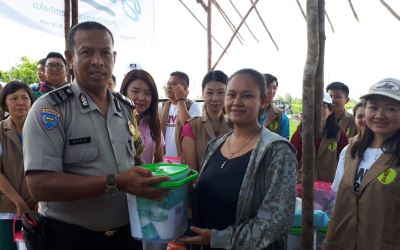 Polsek Payung Sekaki Pekanbaru Santuni Keluarga Miskin