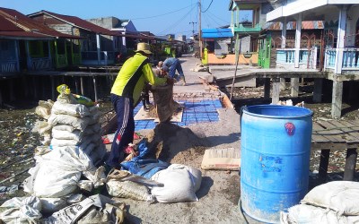 Donatur Sumbang Rehab Jalan di Panipahan