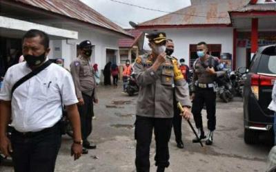 Kapolres Tapsel Adakan Pengecekan Kantor PPK Tapsel