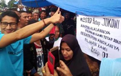 #Sandiwarauno di Pasar Pinang, Jadi Trending