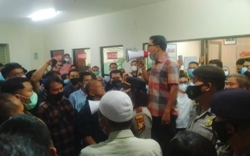 Pedagang STC Pekanbaru Demo Pihak Pengelola